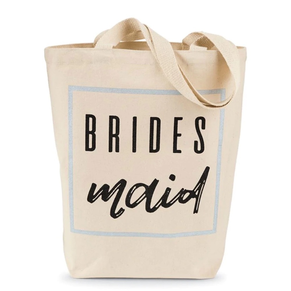 BUNDLE TWO New Bridesmaid Canvas Totes by Mudpie
